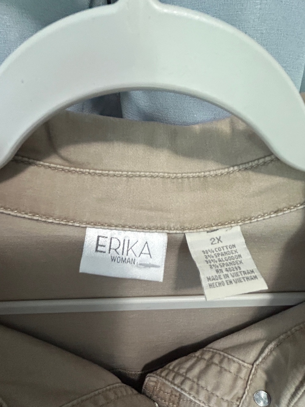 Erika Utility Jacket in Light Taupe